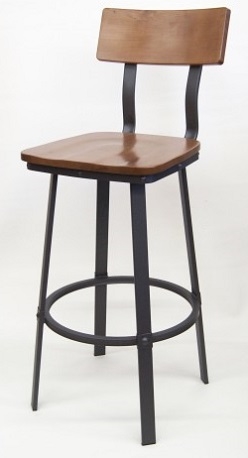 Black Industrial Bar purchases Stools