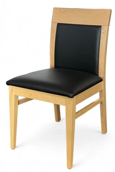 Upholstered  Restaurant Dining Chair Walnut/Natura