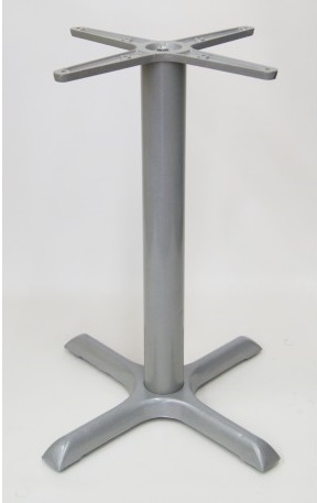 Outdoor Silver Cast Iron Base