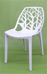 White Resin Designer Close Out Chair