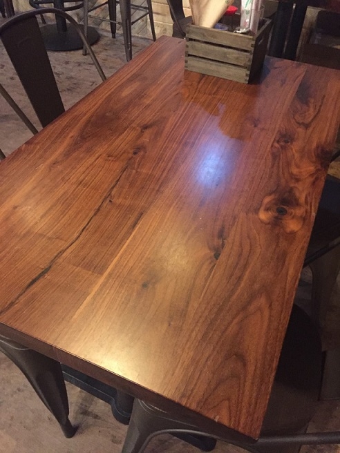 dark walnut stain table
