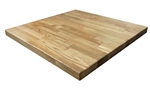 Natural Butcher Block Wood, White Oak