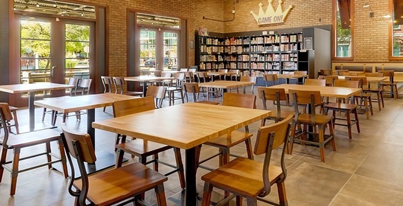 White Oak Butcher Block Restaurant Table