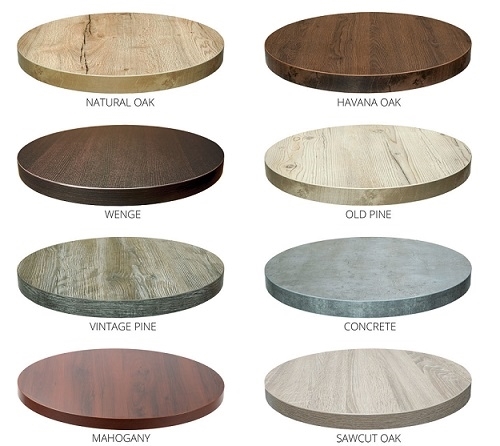 Havana Oak Laminate Tabletops 2" thick: In Stock