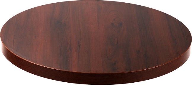 Dark Mahogany Laminate Tabletops: In Stock