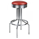 Swivel w/Chrome Seat Bar Stool