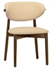 Modern Upholstered Designer Wood Chair