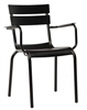 Aluminum Stackable Outdoor Arm Chair