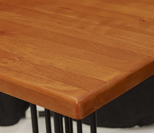 Restaurant Plank Cherry Wood Tabletops