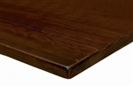 Dark Walnut Plank Wood Table Top 1-1/4"