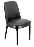 Black Upholstered Restaurant Dining Chair