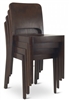 Milano Wood Grain Stacking Chair