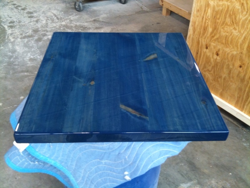 Colorful Epoxy Resin Tabletops