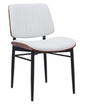 Modern Upholstered Channel Metal Chair