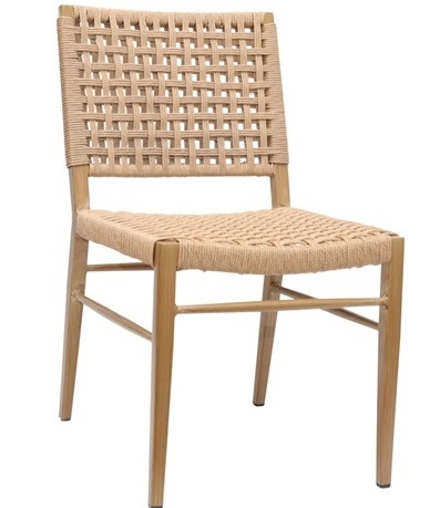 Natural Rope Patio Chair with Natural Frame