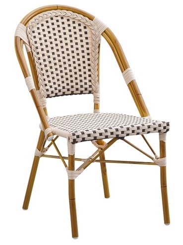 Rattan White / Black Weave Chair Braid Trim