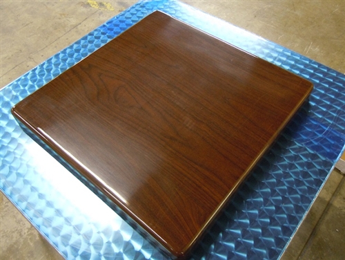 Resin Walnut Restaurant Tabletops