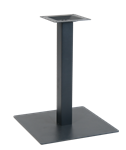 Black Square Steel Tabletop Base