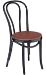 Bent Wood Chair with Nail Head Seat Dining Chairs