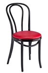 Hair Pin Black Bent Wood Padded Chair
Elegant, Durable, and Comfortable Indoor Seating