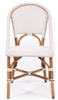 Parisian Rattan Wood Bistro Chair - Classic French Design